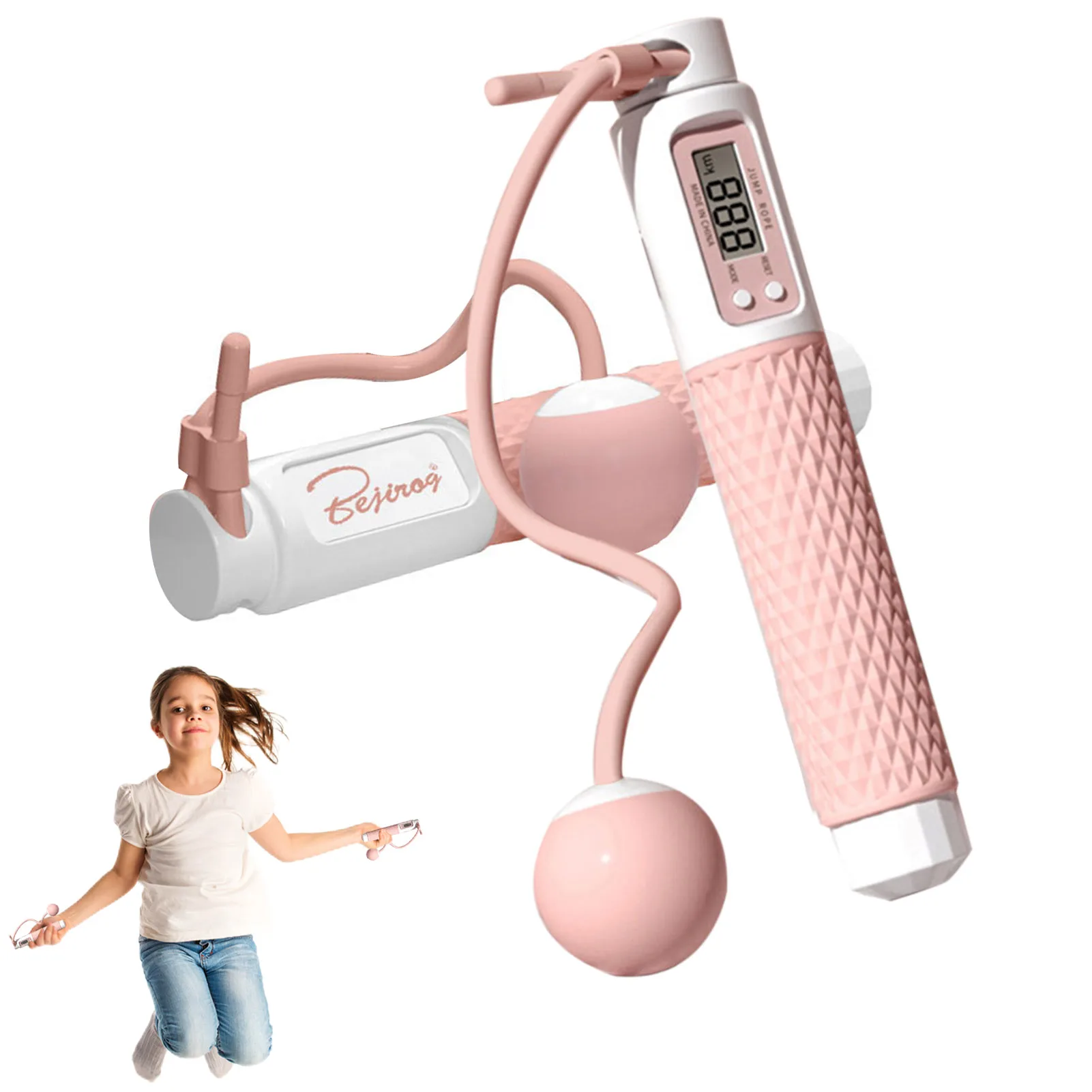 

Cordless Jump Rope Wear-Resistant Digital Smart Jump Rope For Women Children Adult Indoor Outdoor Sports Exercise