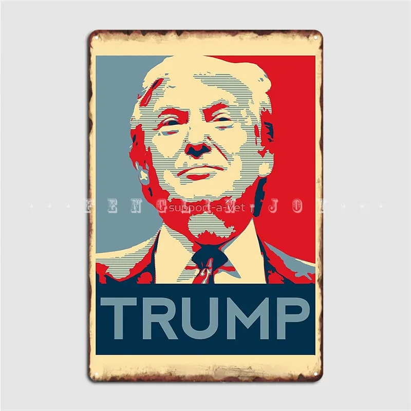 

Trump Poster Metal Plaque Club Club Bar Printing Plaques Tin Sign Posters