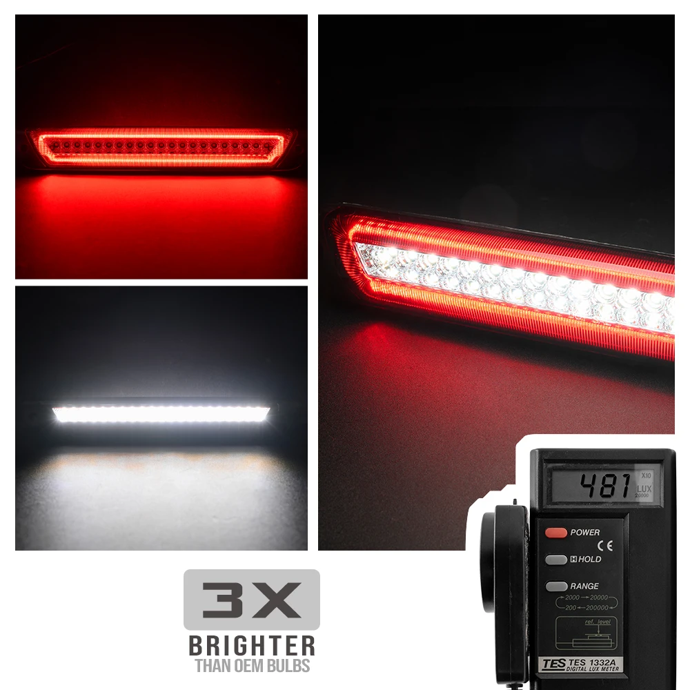 Для пикапов Chevrolet Колорадо GMC Каньон 2004-2012 задний светодиодный центральный