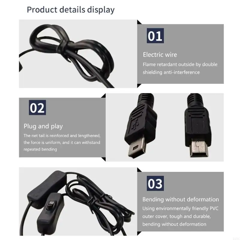 USB к Mini кабель адаптер с переключателями
