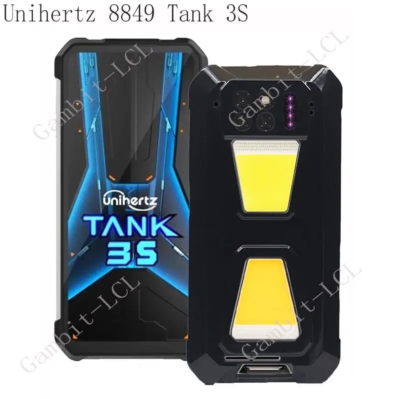 Противоударная задняя крышка для Unihertz 8849 Tank 3S Tank3S из мягкого силикона ТПУ