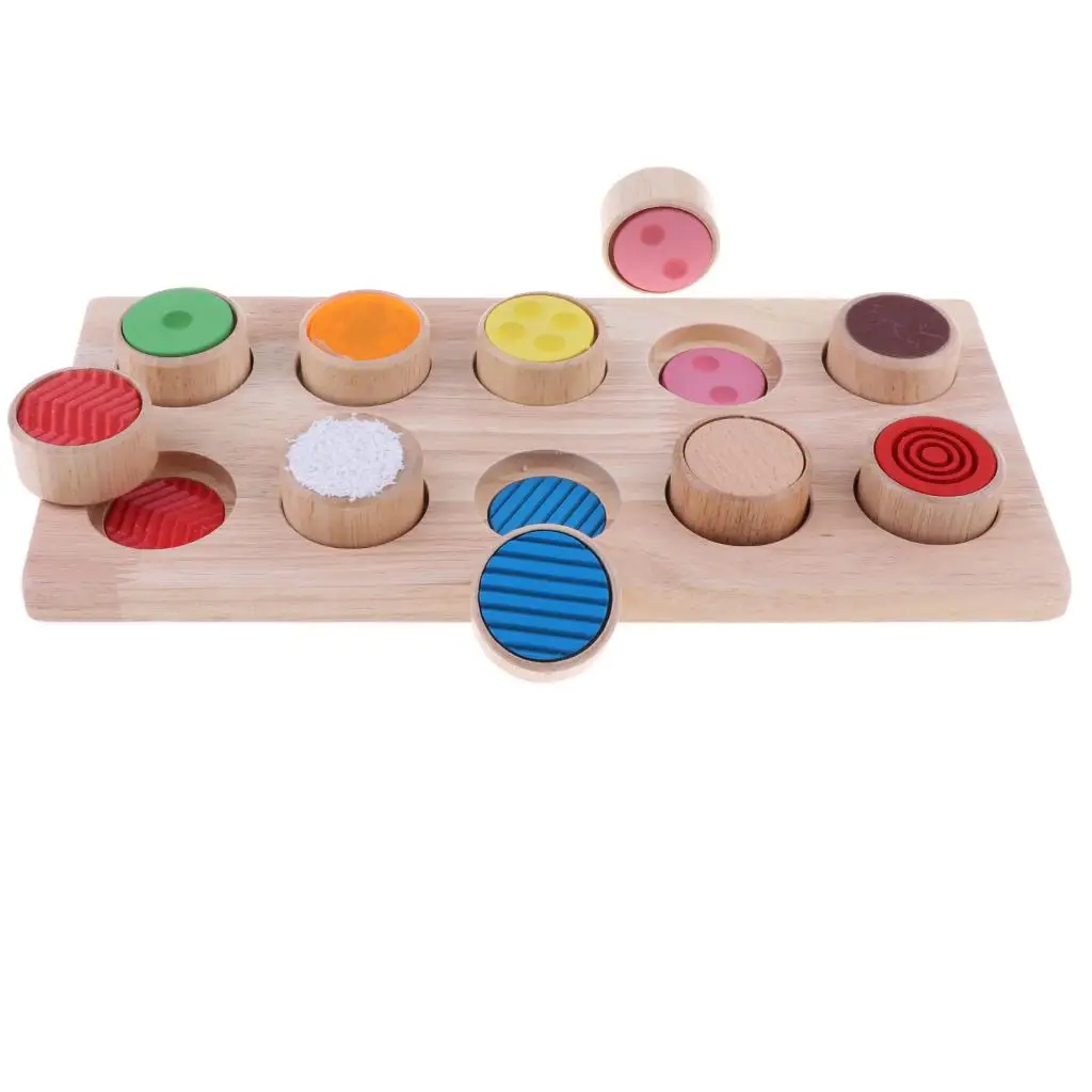 

Montessori Educational Toys for Baby Toddler - and Match Board