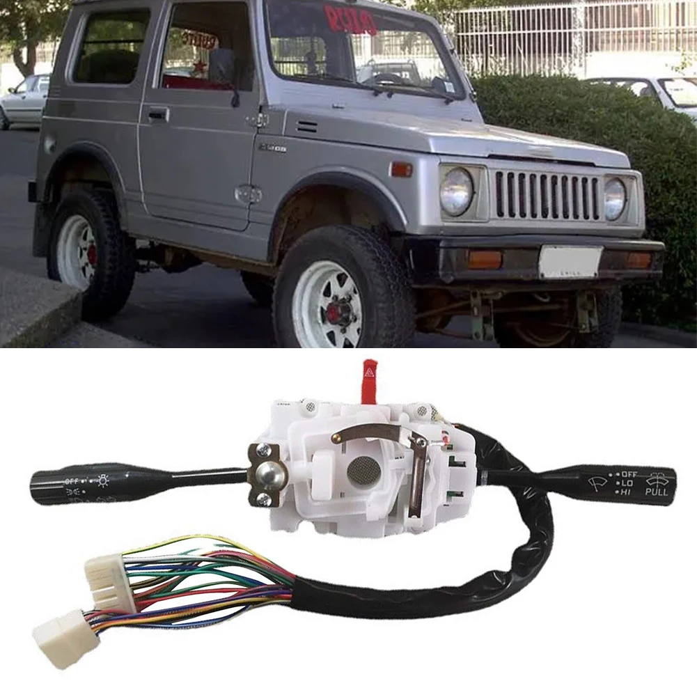 

Black Brand New Combination Switch Switch Headlight Wiper Turn New Plastic For Suzuki Samurai 85-95 For Suzuki Samurai 85-95