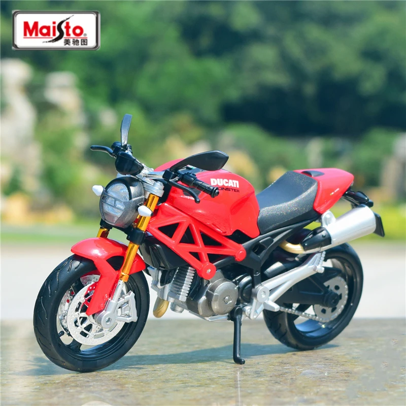 

Maisto 1:12 Ducati Monster 696 Alloy Motorcycle Model Diecast Metal Street Racing Motorcycle Model Collection Childrens Toy Gift