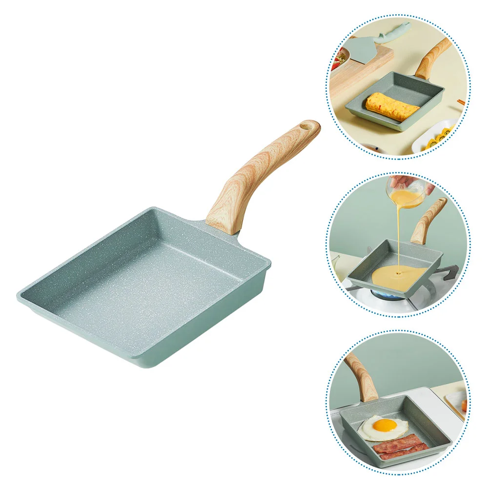 

Japanese Omelet Pan Nonstick Omelet Pan Japanese-style Square Pan Frying Pan Eggs Wood Frying Pan Induction Cooktop