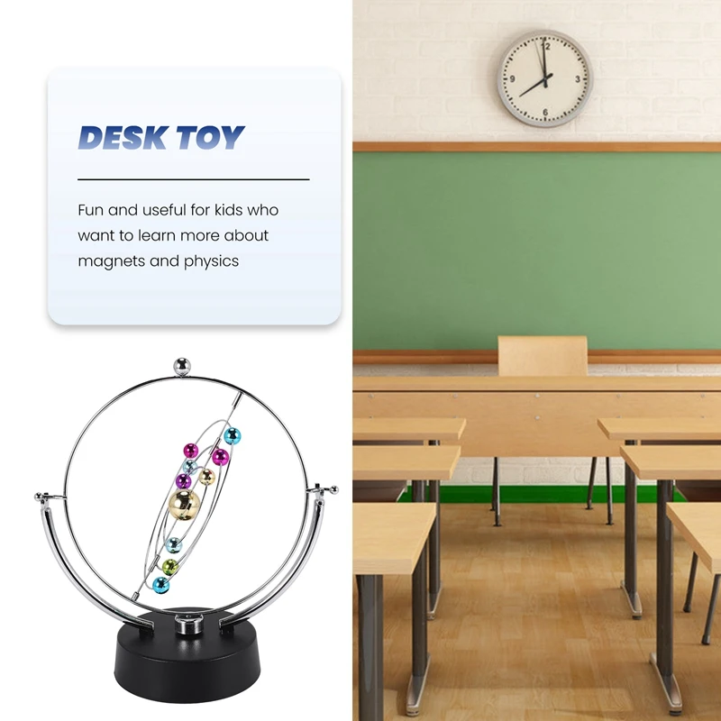 Kinetic Art Asteroid - Electronic Perpetual Motion Desk Toy Home Decoration