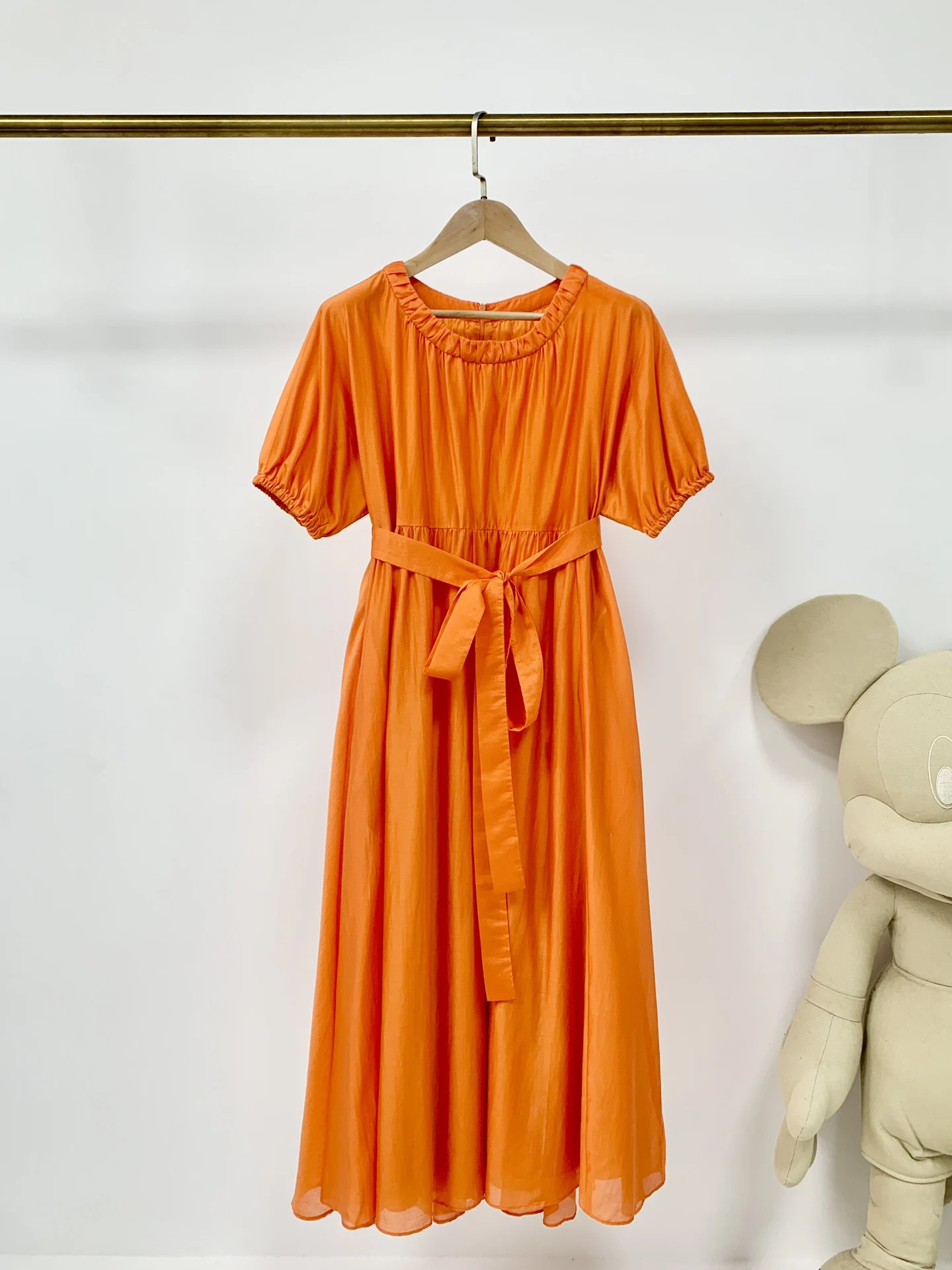 

2023 spring and summer women's clothing fashion new Lace-up Dress 0621
