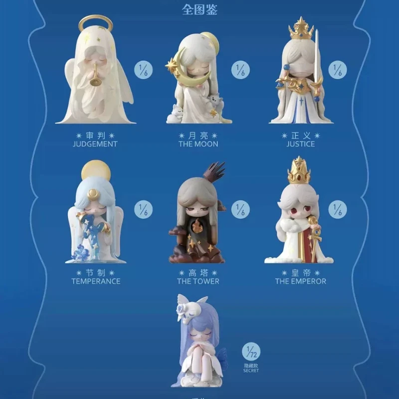 Коллекционная фигурка Kawaii Laplly Jaunatis Series: Сюрприз-бокс, милая аниме-фигурка, мультяшная кукла, декор для комнаты и рабочего стола, подарок (art.: 3920dba0fbb5f) - 3920dba0fbb5f
