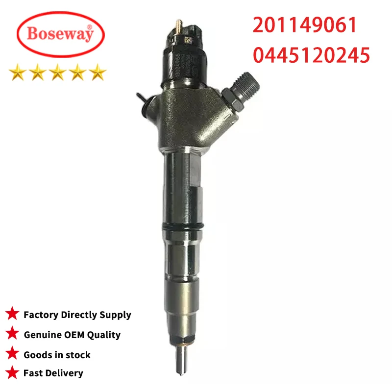 

Дизельный топливный инжектор 0445120245, Заводская поставка, инжектор общей топливной магистрали для сборки дизельного двигателя 201149061