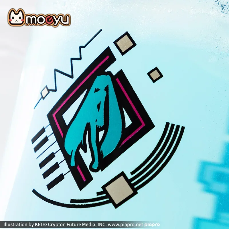 Анимация двумерная периферия Хацунэ Мику меняющие цвет стеклянные чашки для