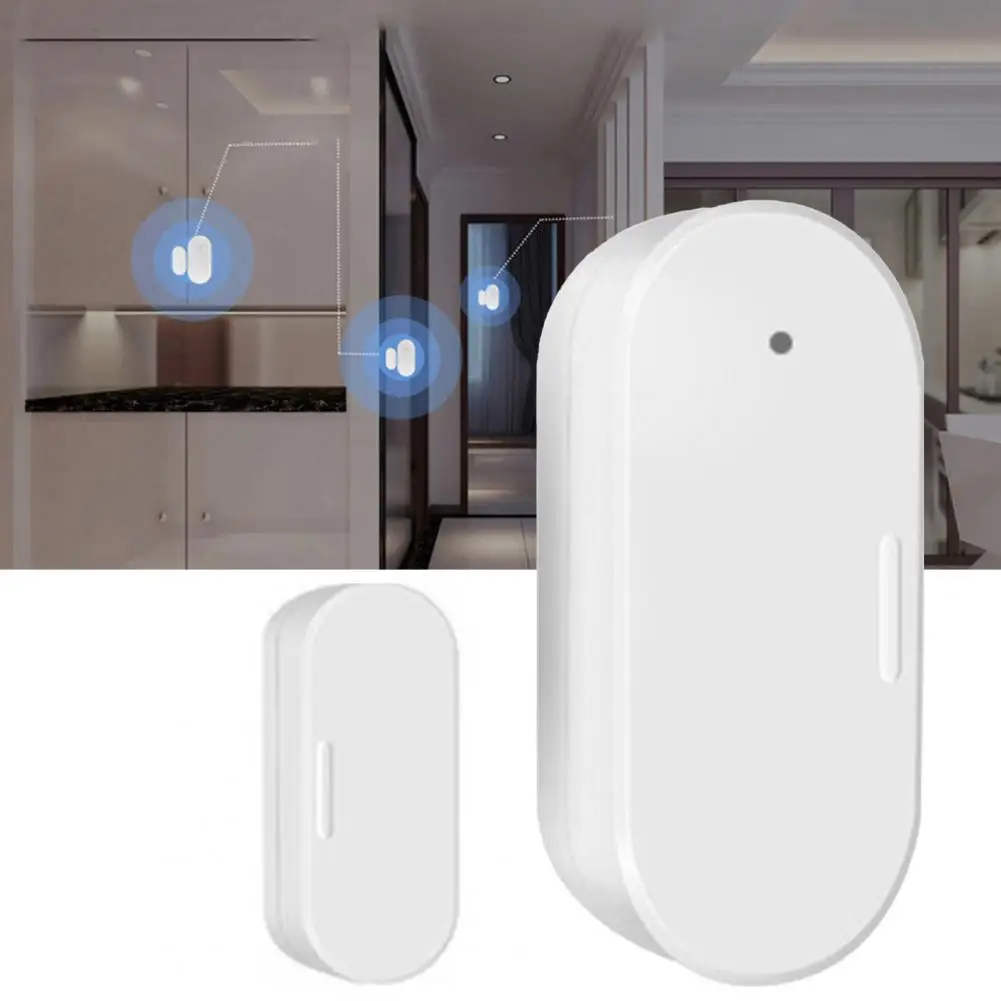 

Door Sensor 1 Set Intelligent Wide Applications White Intelligent Door Window Sensor for Drawer