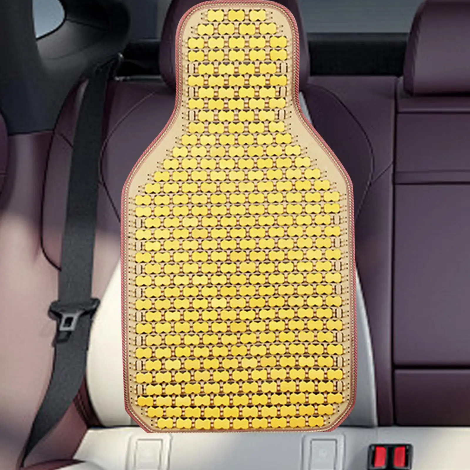 Автомобильная бамбуковая подушка для спинки сиденья охлаждающая задняя крышка