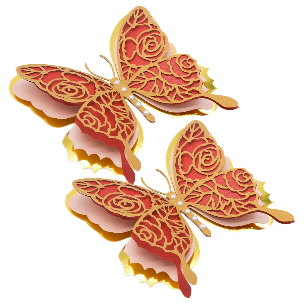 

Wall Decor Stickers Decorations Butterflies 3D Birthday Bedroom Decals