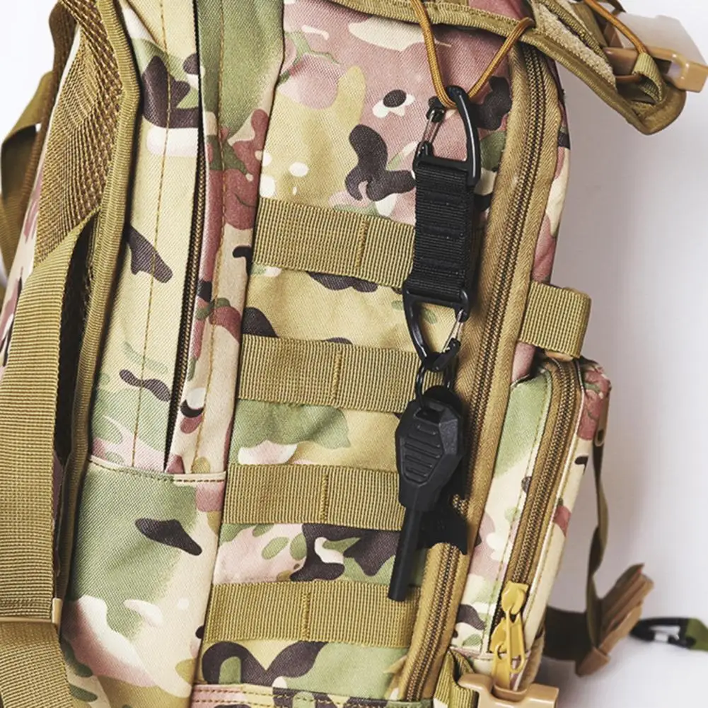 

Useful Backpack Buckles Carabiner Convenient Anti-falling Bag Clamps Strong Triangle Buckles for Climbing