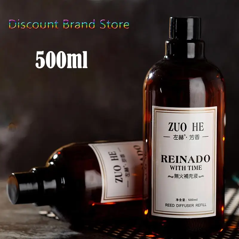 

500ml Hotel Aromatherapy Machine Humidifier Essential Oil Supplement Lavender White Tea Shangri-la Reed Diffuser Refill Oil