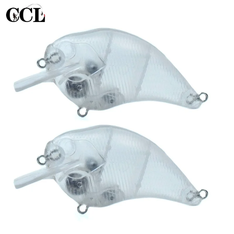 

CCLTBA 15pcs/lot Blank Crank Bait 7.5cm 14.5g Floating Wobblers Unpainted Square Bill Crank Fishing Lures