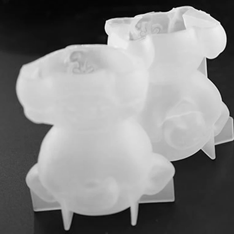 Эпоксидная форма зеркальная трехмерная безопасная для свинки куклы сделай сам