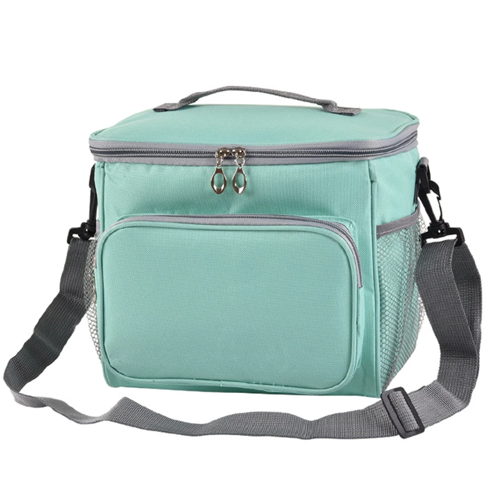 

Lunch Box Storage Bag Thermal Insulated Portable Food Pouch Meal Lunch Bag Waterproof Oxford Cloth