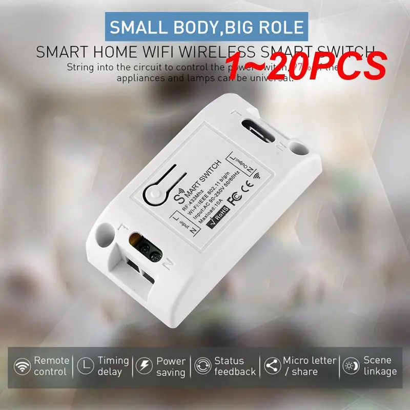 

Приемник радиочастотный 433 переменного тока 220 В, 1-20 шт.