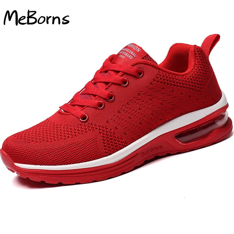 

Running Shoes Unisex Breathable Sneakers Woman Brand Sport Shoe 2022 Outdoor Air Cushion Light Lace Fitness Shoes Big Size 35-47