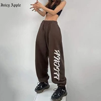 juicy apple sweatpants brand womans trousers casual fashion pants athleisure sports loose pants running sporting clothing y2k
