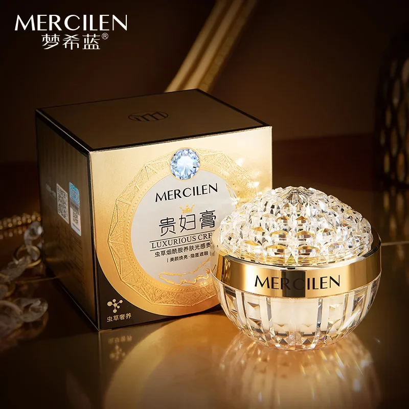 Кордицепс ниацинамидный крем для лица питательный кожи сияющий женский ленивый