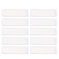 10pcs holders practical portable multi functional labels cards sleeves magnetic label holders magnetic label holders