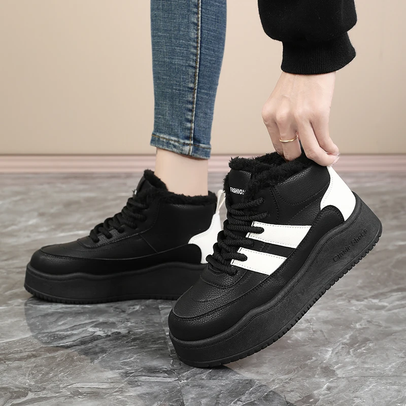 Новые зимние женские сапоги для снежной погоды мягкие удобные теплые