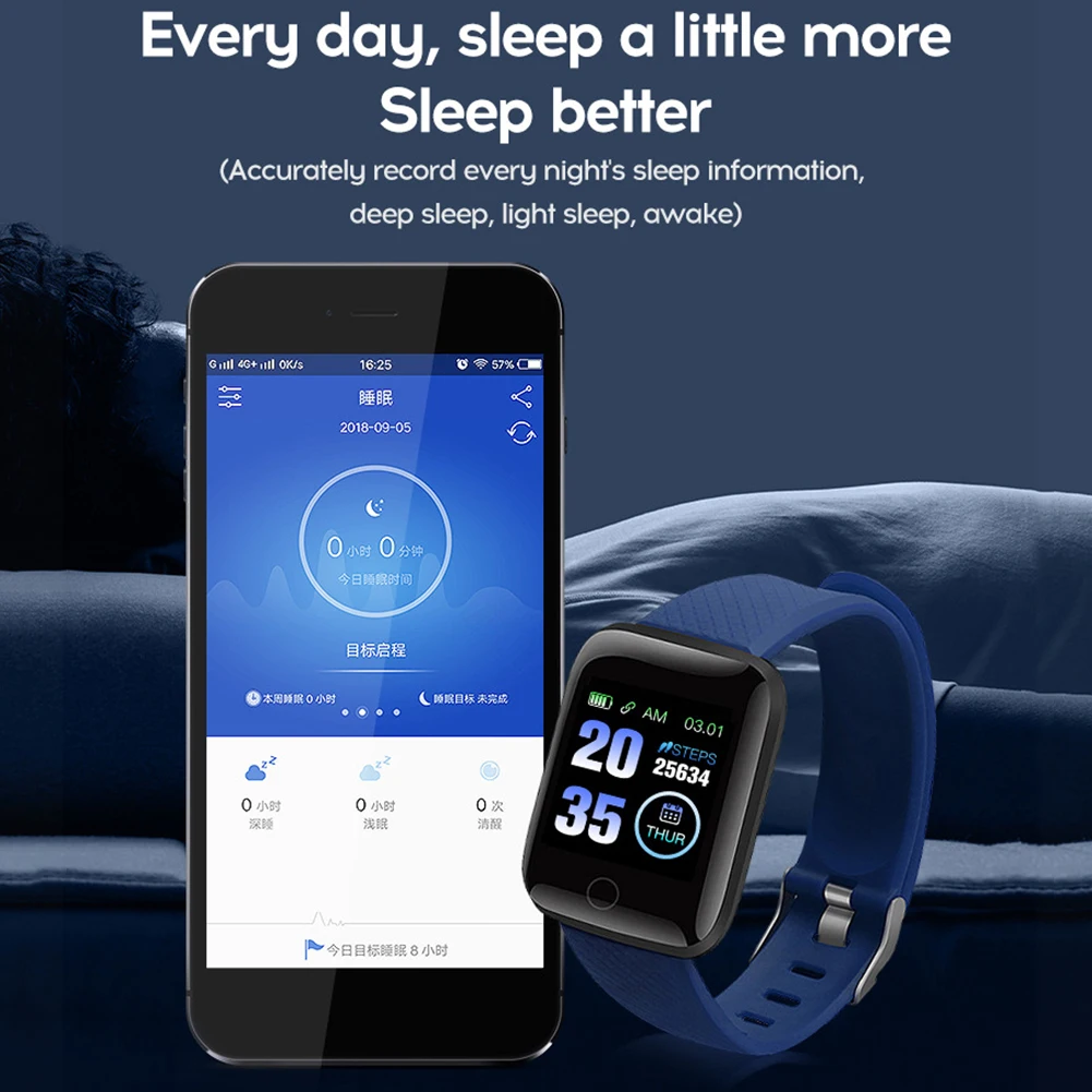 Смарт-браслет 116Plus Спортивный Bluetooth пульсометр Смарт-часы D13 смарт-браслет с