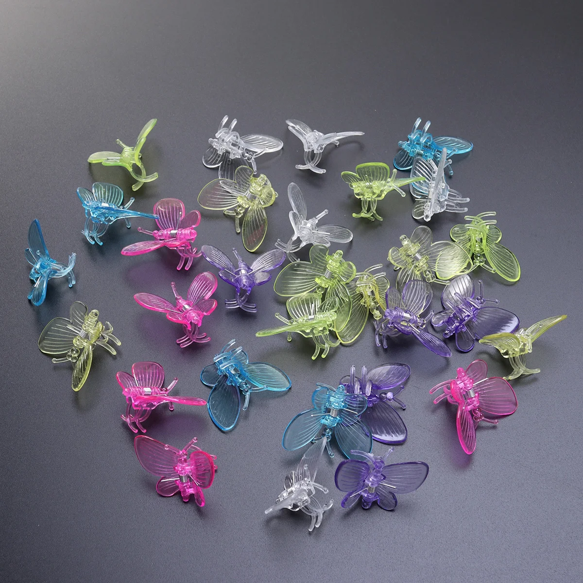 

30 PCS Dragonfly Orchid Clips Support Clips Climbing Fixation Clips Decorate