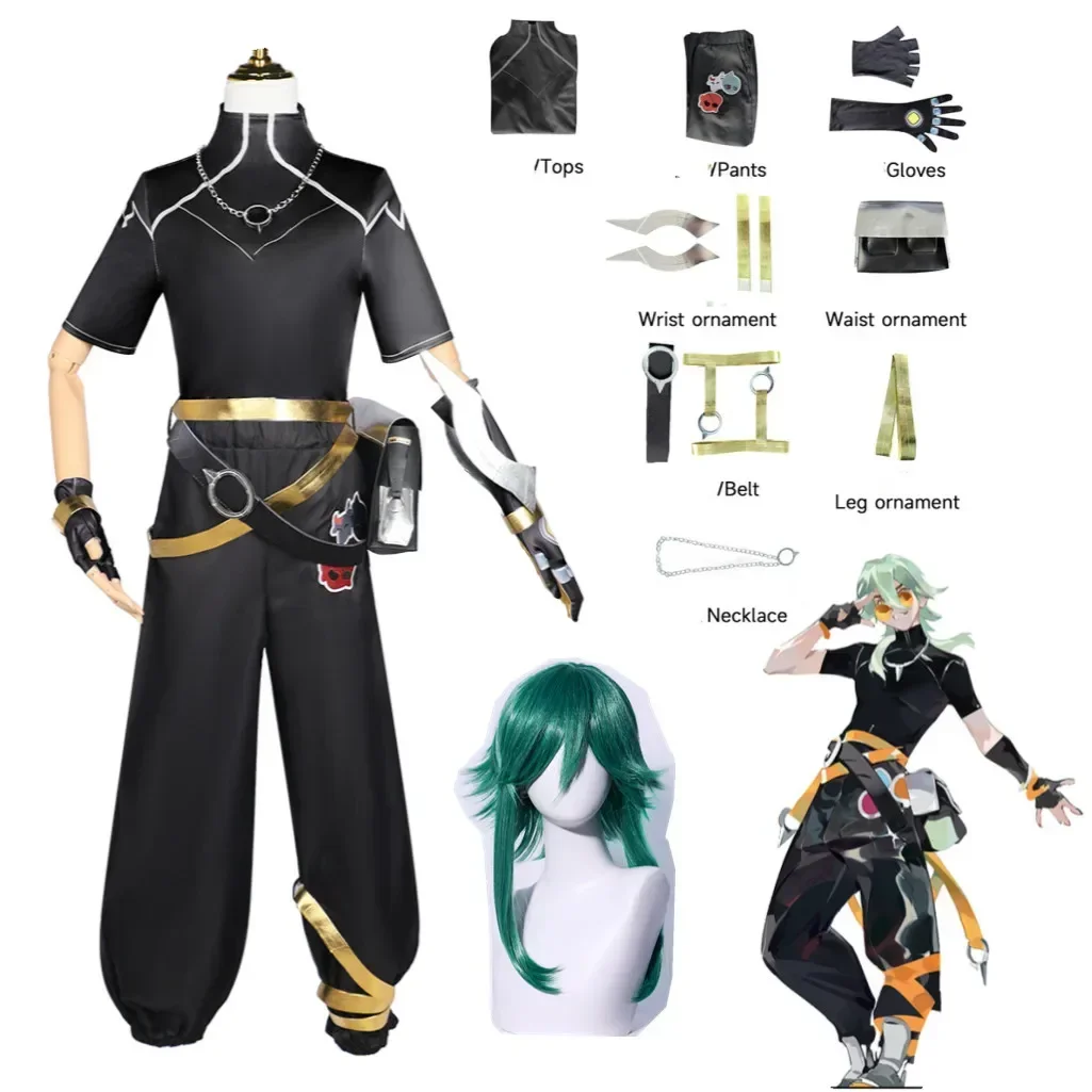 Костюм для косплея из игры LOL Heart steel Ezreal новая кожа косплей-Униформа EZ парик