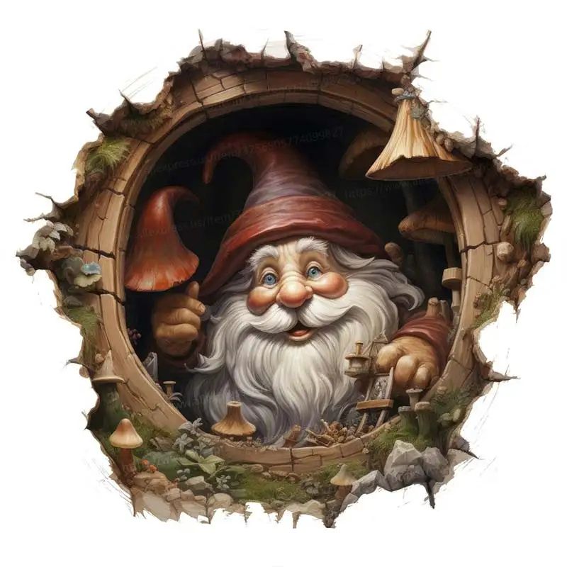 

Настенная наклейка "Мир гнома" S361