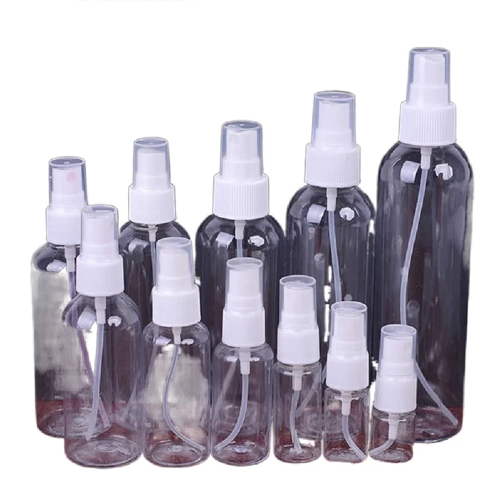 

50PCS 100PCS 10ml 20ml 50ml 100ml Portable Travel Perfume Bottle Spray Bottles Sample Empty Containers Atomizer Bottle Alcohol 2