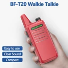 2022 горячая Распродажа on Baofeng BF-T20 Mini Walkie Talkie 5W UHF 400-470MHz 16CH Ham Portable радиостанции, улучшенная модель двухсторонней радиосвязи