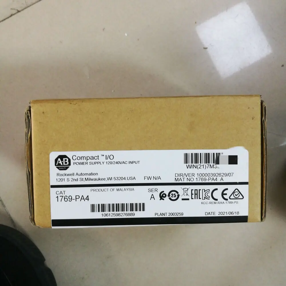 

NEW Allen Bradley 1769-PA4 /A Power Supply 120/240