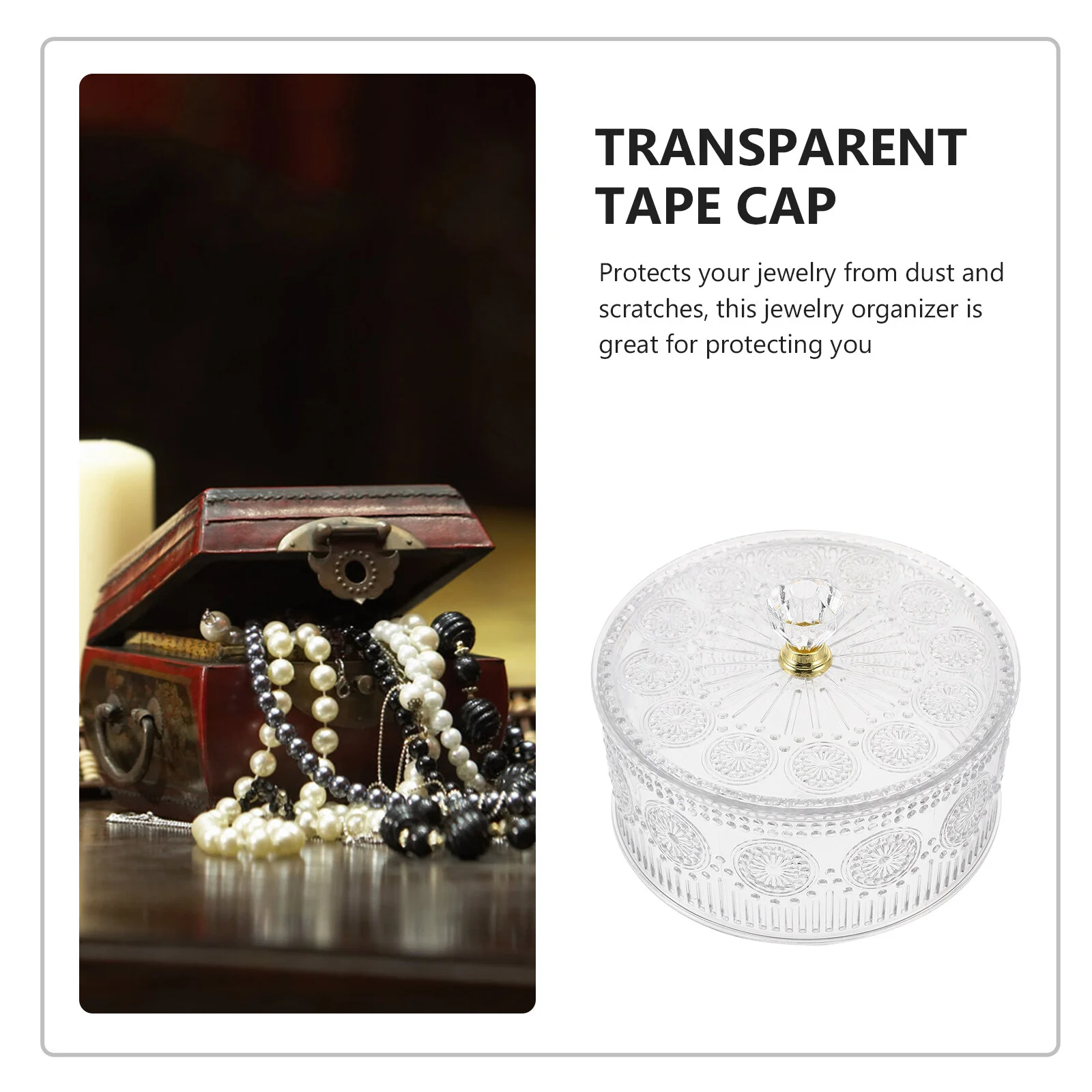 Fruit Dish Decorative Jewelry Storage Case Earring Organizer Jar Container The Pet Women Trinket Miss