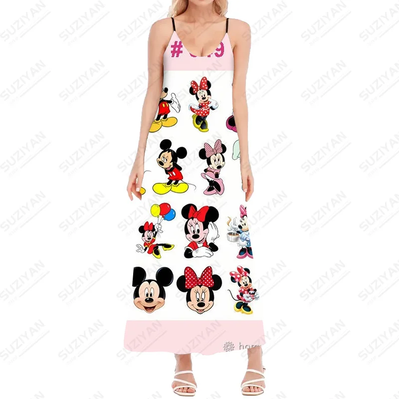 

Slim Down Retro Midi Dress Beach Long Dress Elegant Suspender Vintage Print Dress Summer Dress Solid Vintage Bohemian