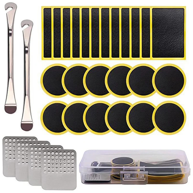 Комплект инструментов для ремонта велосипедных шин комплект заклеивания