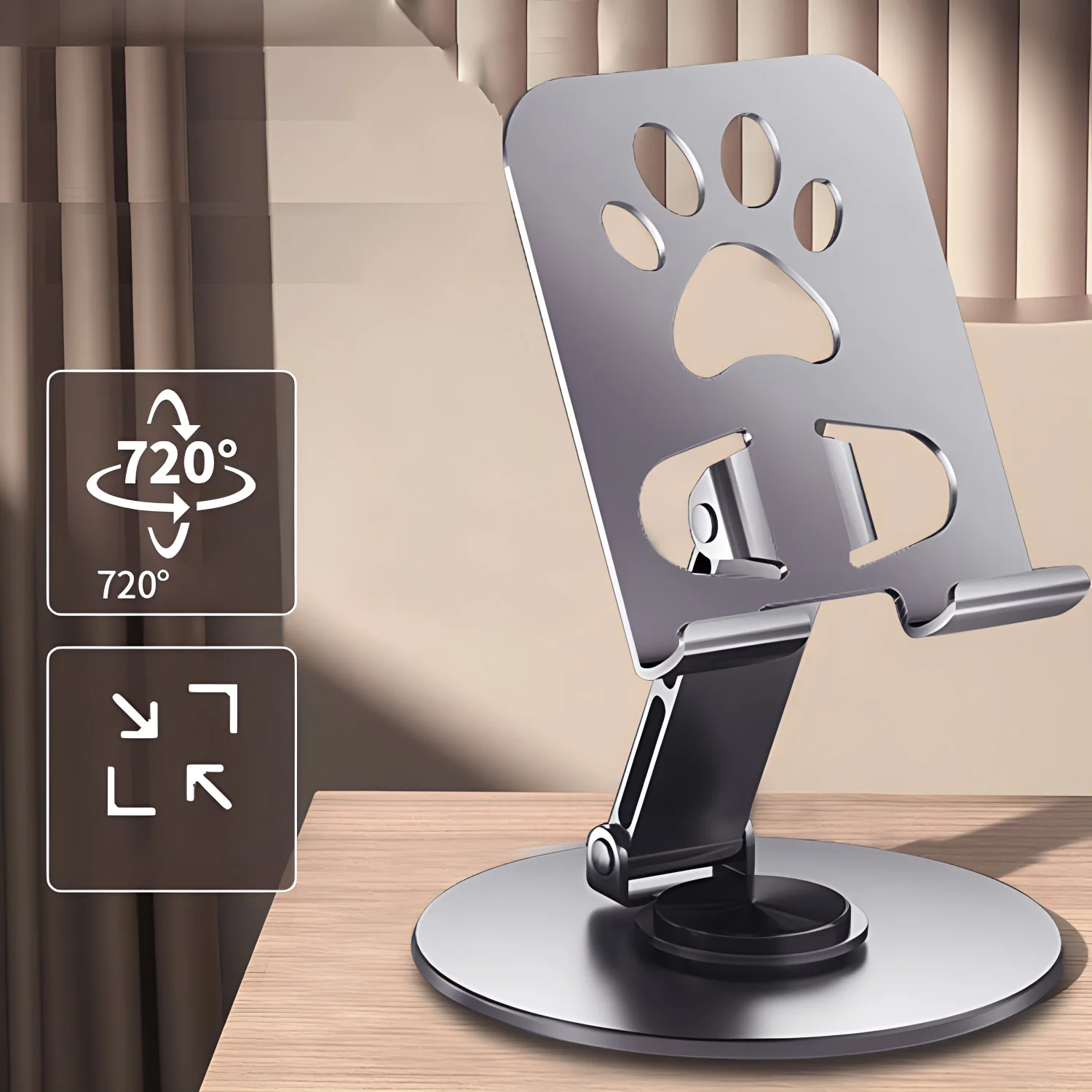 Универсальный алюминиевый держатель Cat вращающийся на 360 градусов складной