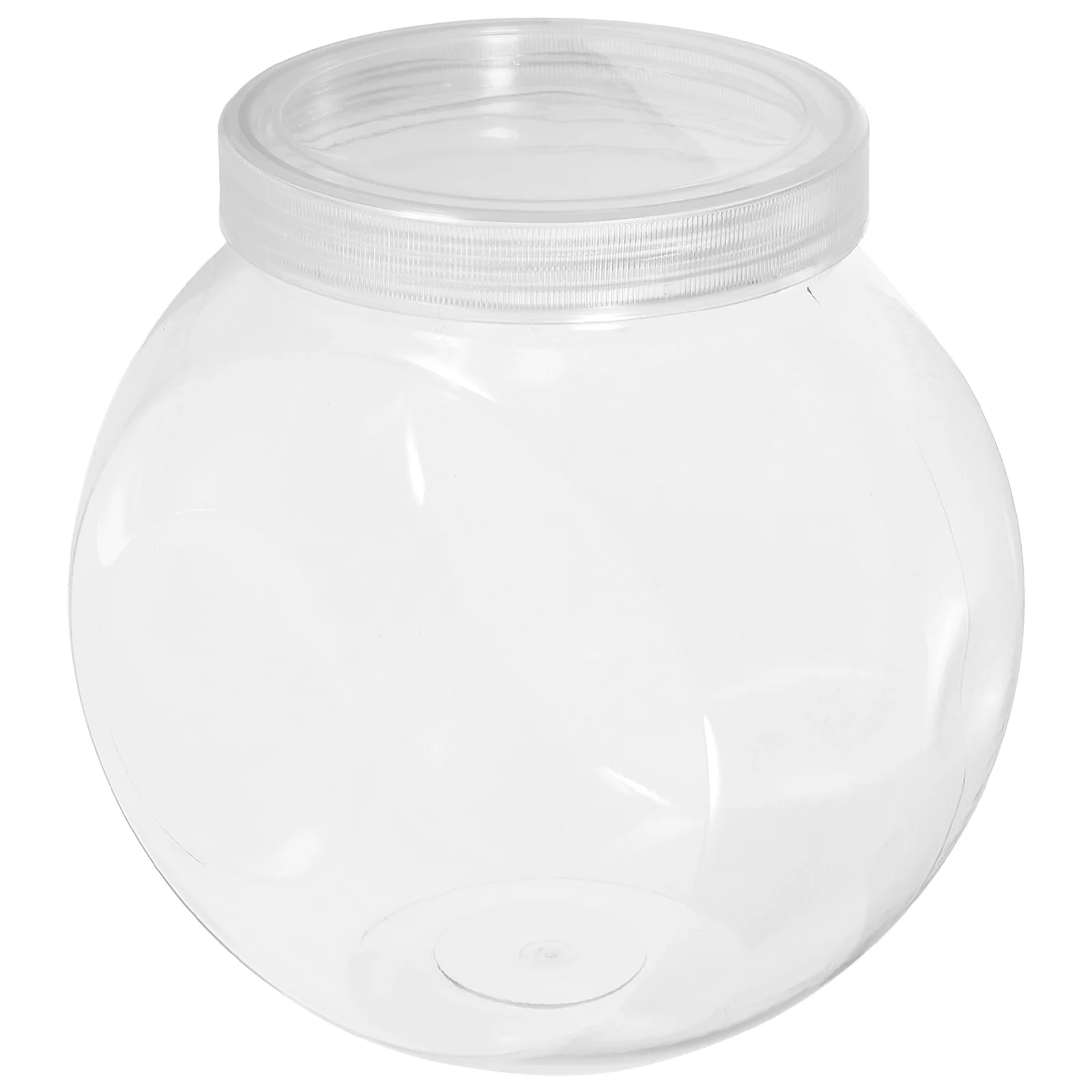 

3 Pcs Plastic Jugs Small Candy Jar Mini Canisters Household Dried Food Jars Lids The Pet Clear Tea Christmas Tin