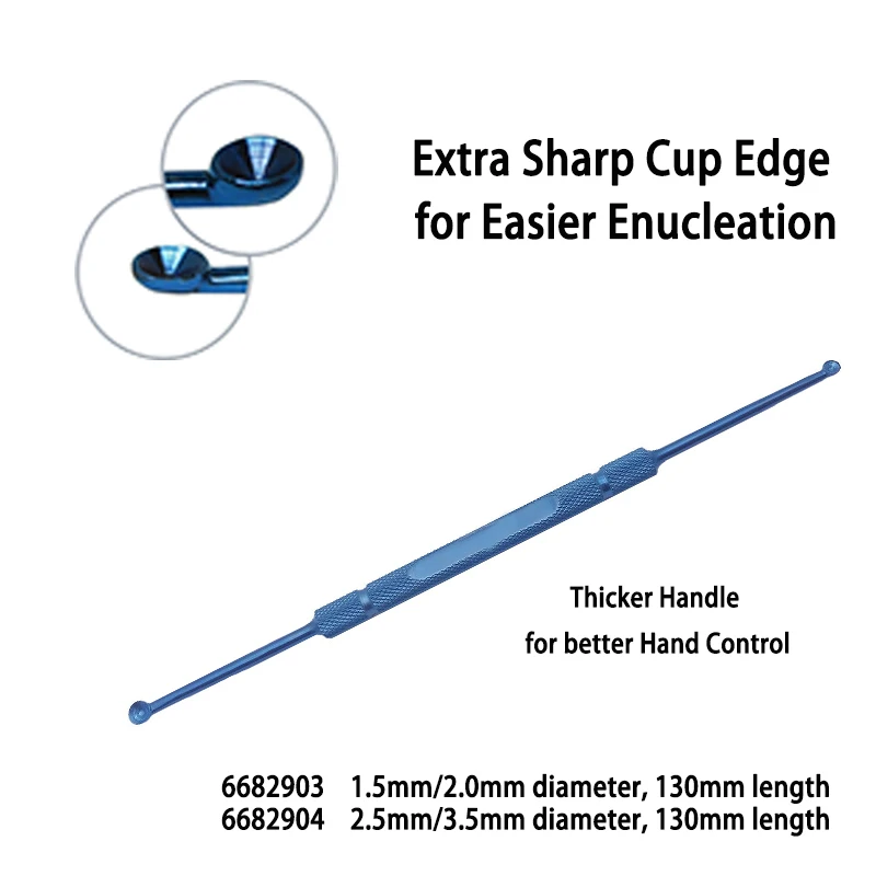 

Chalazion Curette Thicker Handle Ophthalmic Instruments Oftalmologia