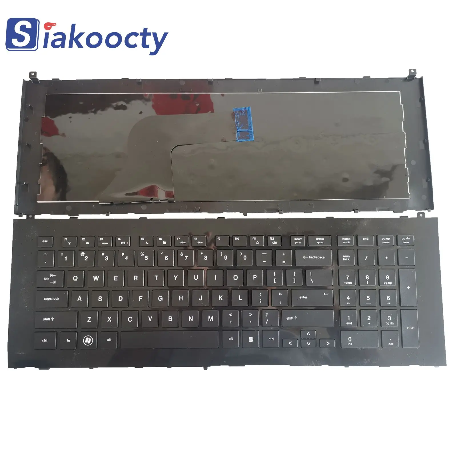 Клавиатура для ноутбука HP Probook 4510S 4515S 4710S 4750S 4410S 4411S с рамкой