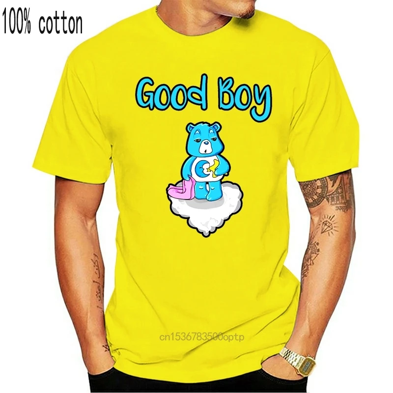 Футболка с надписью Good Boy Little Brat DDLG Ageplay хлопковая облегающая футболка на заказ