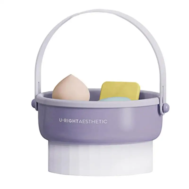 

1PCS Dry Clean And Store Silicone Makeup Brush Tool Cleaning Silicone Folding Bowl Beauty Egg Washing Box Silicone Scrub Bowl