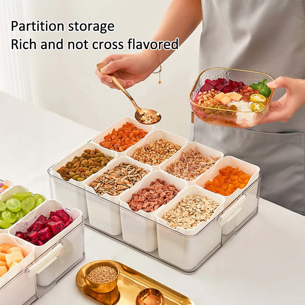 

Spice Storage Jars Household Combination Seasoning box Containers Food Preservation Storage Box Kitchen Organizer Storage Box