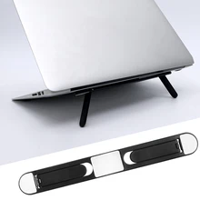 Folding Laptop Stand Holder Universal Notebook Bracket Adhesive Desktop Laptop Cooling Stand for MacBook Pro Angle Adjust Holder