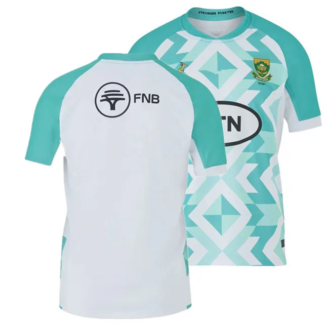 

2023 South Africa rugby jersey home away rugby Rugby Training Jersey Custom name and number size S-M-5XL