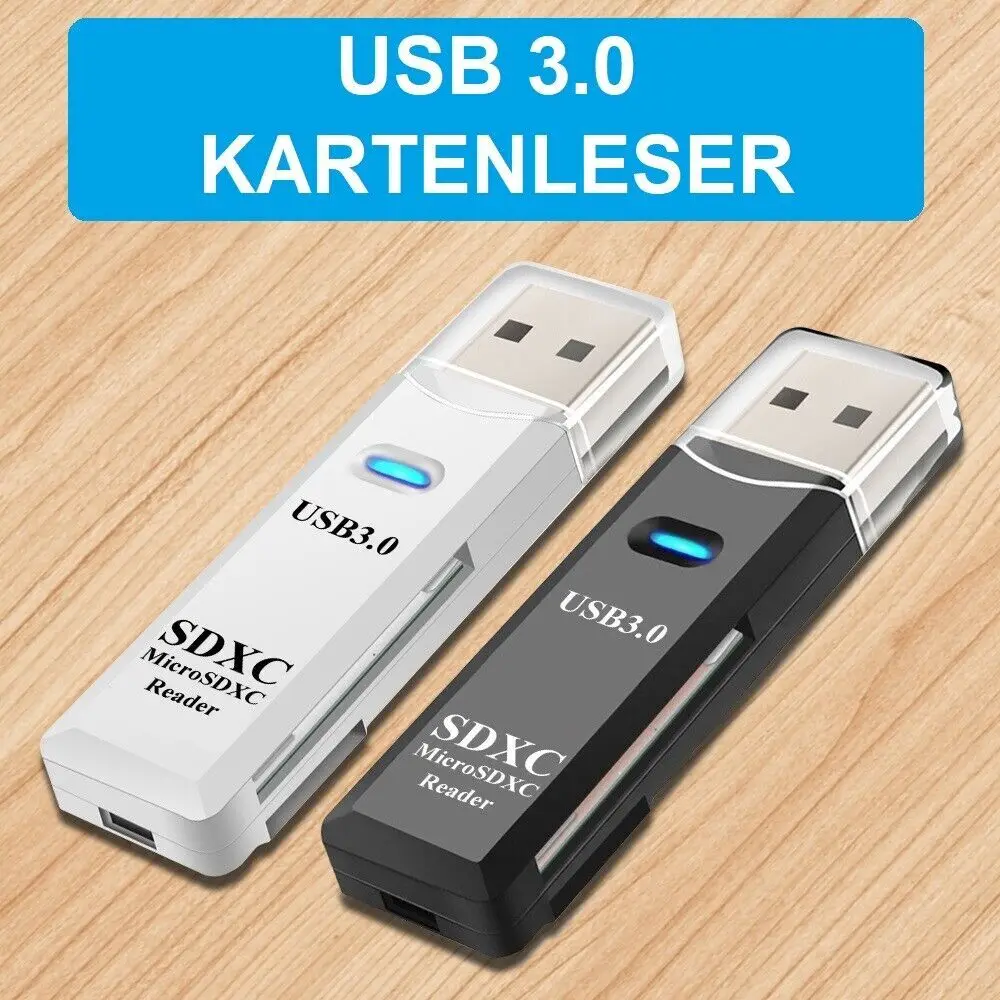 Фото USB3.0-кардридер для SD-карт для ПК, адаптер Micro SD в USB для памяти камеры. №2