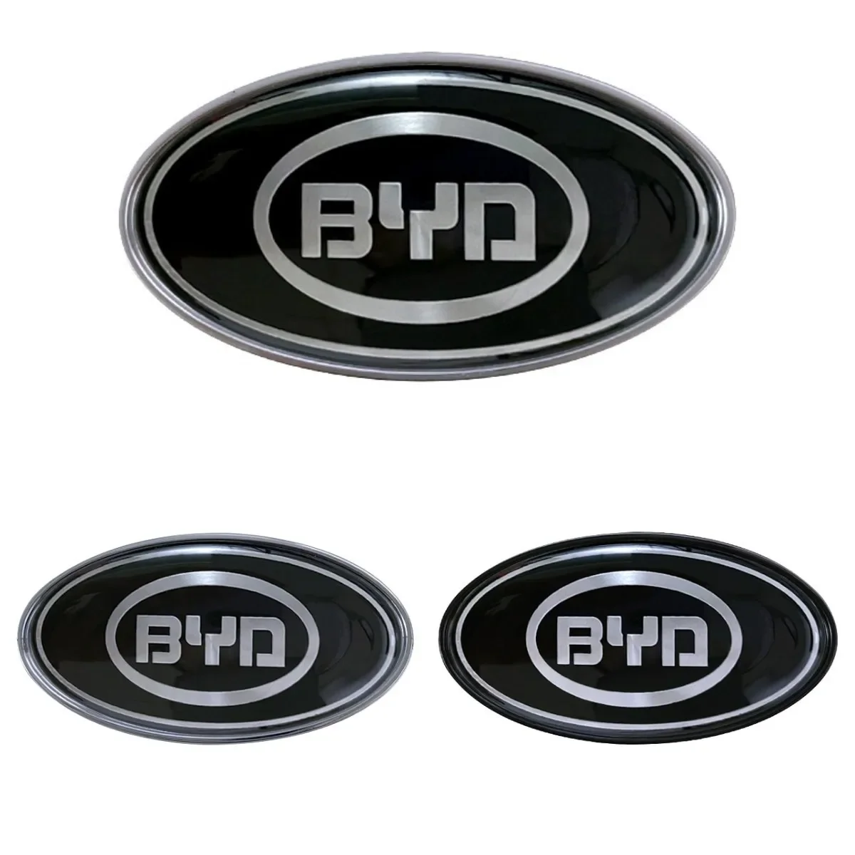 Металлическая Наклейка на задний багажник автомобиля боковой Кузов для BYD Qin Song Han