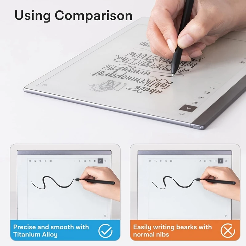 Прочные наконечники стилуса для маркера сменные металлические из титанового
